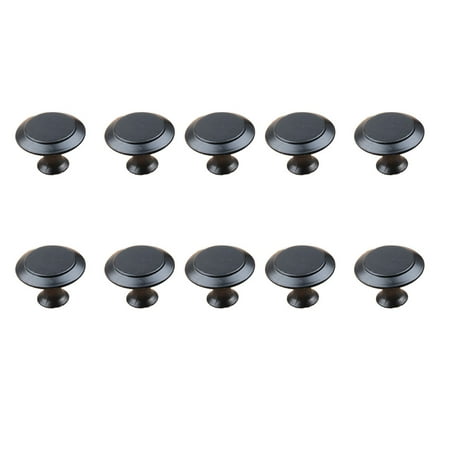 

1 Set Cabinet Knobs Round Shape Sturdy Pull Handle Wardrobe Accessories DIY Crafting Durable Drawer Grip for Household Cupboard S with screw