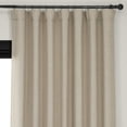 thumbnail image 5 of HPD Half Price Drapes Thatched Tan Extra Wide Faux Linen Room Darkening Curtains for Bedroom & Living Room Curtains (1 Panel), Door & Window Curtains 96 inches long, Extra Wide Curtains, 100W X 96L, 5 of 12