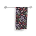 thumbnail image 3 of KLL Snakes And Snake Fruit Ultra Absorbent & Soft Hand Towels for Bath, Hand, Face, Gym and Spa-27.5x16in, 3 of 7