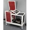 thumbnail image 2 of Petsfit Spacious Comfortable Large Rabbit Hutch with Ventilation and Pull Out Tray, Indoor and Outdoor Guinea Pig Cage, 2 of 10