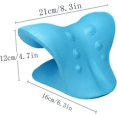 thumbnail image 4 of Relajante de cuello y hombros Nube de cuello - Dispositivo de tracción cervical Alivio del dolor Corrector de joroba Masajeador Almohada de tracción Camilla de cuello (azul), 4 of 5