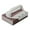 Dark Brown, variant on Dual-Sided Scrubber Sponge with Handle, Non-Abrasive Scouring Pads and Soft Brush for Cleaning Dishes and Cookware, Blue Sponge and Brush Head