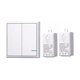 thumbnail image 1 of Kit interruptor de luz, 1 interruptor doble + 2 receptores, no requiere cable, fácil de instalar, 1 of 5