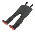 thumbnail image 1 of Hip Wader Pants with Bootfoot for Water Works Fishing Fish Catching Camping Hiking, Adopts Premium PVC, 1 of 7