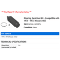 thumbnail image 2 of Steering Rack Boot Kit - Compatible with 1970 - 1973 Nissan 240Z 1971 1972, 2 of 2