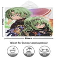 thumbnail image 6 of Fire Emblem Pattern Beach Poncho - Microfiber - Towel - Kids Lightweight And Practical Essential For Beach Vacation, 6 of 6
