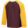 thumbnail image 3 of Toddler Colosseum Heathered Maroon Minnesota Golden Gophers Long Sleeve Raglan T-Shirt, 3 of 3