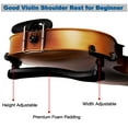 thumbnail image 3 of ADM Violin 3/4 Full Size, Adults Violin Beginner Set with Fingerboard Sticker, Shoulder Rest and Tuner, 3 of 7