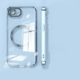 thumbnail image 6 of Clear Magnetic for iPhone 16e Case with Lens Protection, Compatible with Magsafe, Military-Grade Protection, Yellowing Resistant, Scratch-Resistant Back, Shockproof Slim Phone Case,Silver, 6 of 7