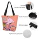 thumbnail image 4 of Disketp Flamingo Riding a Bicycle Bolsa de Hombro Casual para Mujer, Bolso Cruzado para Compras, Viajes y Uso Diario, 4 of 6