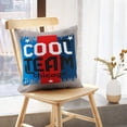 thumbnail image 5 of LALILO Throw Pillow Covers Cool Team Shirt Artwork Clothing Cool Fashion Cushion Cover 18" x 18", 2 Pack, 5 of 6