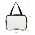 thumbnail image 5 of 6-Piece PVC Cosmetic Bags, Clear and Black, by Walmart, 5 of 7