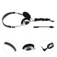 thumbnail image 2 of MOVTOTOP On Ear Headphones For Students And Kids For Classroom And Library Use Retro Wired Headphone For Computers Phones Tablets, 2 of 8