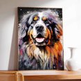 thumbnail image 2 of Tibetan Mastiff Dog Art - Watercolor Style Wall, Home or Apartment Decor - Sweet Poster Print Gift for Puppy Lovers, Dog Lovers, Women, Girls, Kids, Baby Room, Nursery, 2 of 5