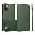 thumbnail image 5 of Phone Case With Card Holder Flip Book PU Leather Protective Cover Shockproof Shell Phone Cover Compatible For IPhone 15 black iPhone15plus, 5 of 5