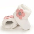 thumbnail image 4 of Lilgiuy Toddler Shoes Baby Girls Cute Flowers Boots Baby Soft Cotton Shoes Warm Shoes Outdoor Sport Shoes, 4 of 5