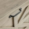thumbnail image 5 of 3-Tier Shoe Cabinet in Washed Grey – Farmhouse Flip-Up Entryway Storage, Space-Saving Shoe Rack for Foyer, Living Room, 5 of 14