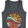 thumbnail image 3 of Instant Message - Follow the Sun Sunburst - Women's Racerback Tank Top, 3 of 6
