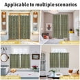 thumbnail image 5 of Abstract Geometric Kitchen Curtains Window Panels, Traditional Tribe Abstract Pattern Yellow Insulated Window Treatment Curtain, Grommet Curtains for Bedroom/Living Room/Bathroom, 2 Piece 52"Wx45"L, 5 of 8