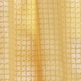 thumbnail image 5 of Mainstays 3 Pieces Waffle Weave Tier Set Golden Curry, BCI Cotton, Polyester, Recycled Poly, 56"W x 14"L, Indoor Curtain, Adult, 5 of 6