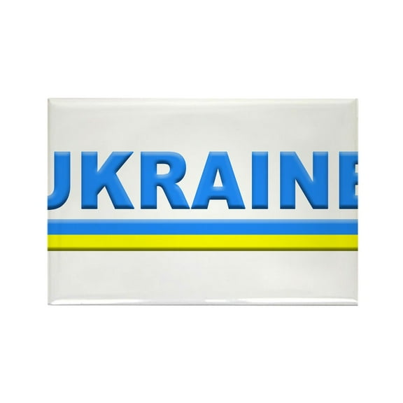 CafePress - Pro Ukraine Pride Ukrainian Flag ??????? Magnets - Rectangle Magnet, 2"x3" Refrigerator Magnet