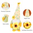thumbnail image 2 of Clearance Sale!1 Piece Summer Swedish Gnomes Decor,Spring Rustic Tiered Tray Decorations Plush Sunflower Ornaments for Home Garden Kitchen Decor,Handmade Faceless Plush Doll, 2 of 6