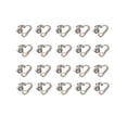 thumbnail image 2 of opvise 20Pcs Nail Ornaments Rust-proof Alloy Love Heart Nail Ornaments Bow-knot Manicure Jewelry Beauty Supplies, 2 of 8