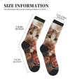thumbnail image 3 of KLL Adorable Kitten In Kimono Print Cool Socks Men's Women's Crew Socks Funny Crazy Novelty Stockings, 3 of 7