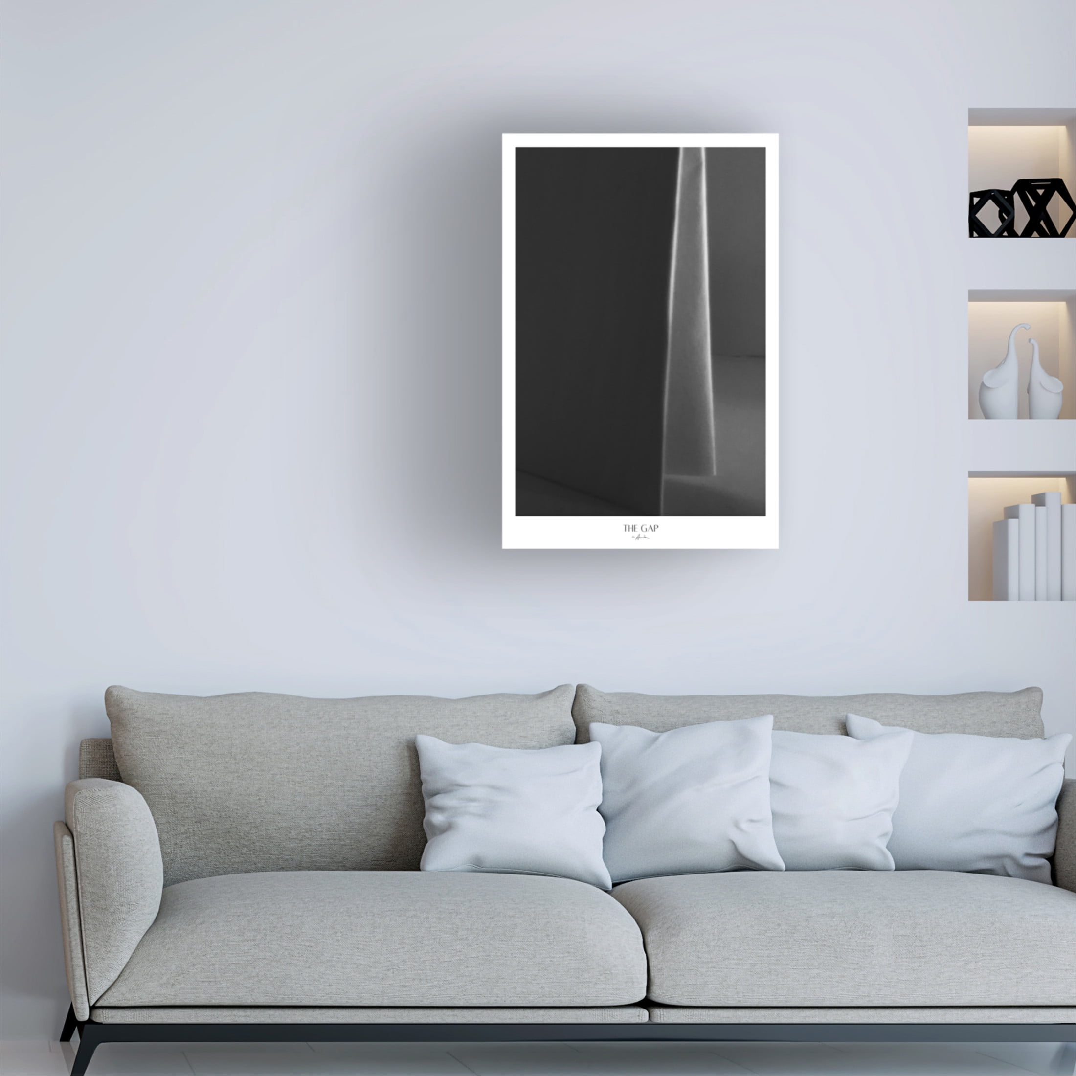 Trademark Fine Art Annika John The gap Canvas Wall Art