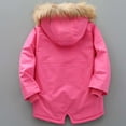 thumbnail image 3 of FAIWAD Toddler Boys Girls Winter Jackets Zip Up Down Coats Kids Hooded Warm Fleece Lined Thick Trench Outerwear, 3 of 4