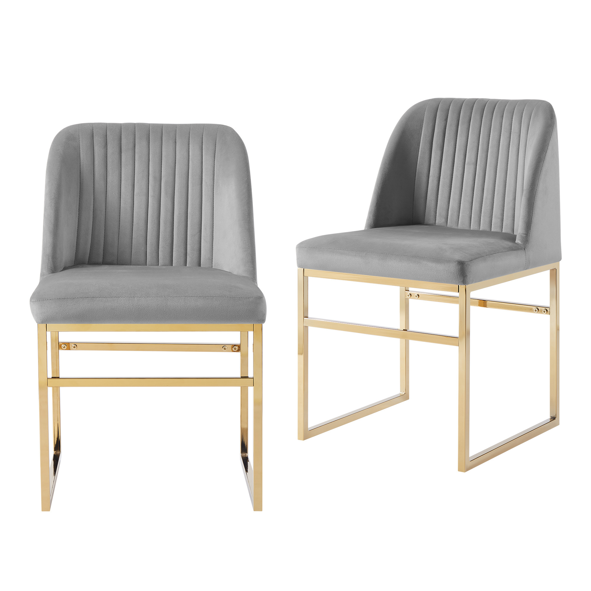 Cozy Castle Modern Dining Chair Set of 2, Upholstered Dining Room