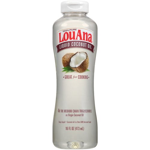 LouAna 100 Pure Liquid Coconut Oil, 16 fl oz