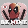 thumbnail image 2 of Mens Marvel: Deadpool Comic Book Hero Be Mine T Shirt, 2 of 5