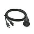 thumbnail image 3 of USB Tipo C Cable de Extensión 1M Macho A Hembra Doble Puerto Impermeable Coche Montaje Cable para Coche Camión USB3.0, 3 of 5