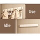 thumbnail image 5 of Gancho invisible para puerta de baño detrás del gancho para ropa plegable percha plegable para ropa, 5 of 11