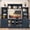 Blue, variant on Resenkos Sleek Media Stand with Embedded Charging Hub & USB Power, Oversized Storage Entertainment Console for Living Area & Home Theater, Beige
