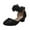 Black, variant on Gubotare Cute Dress Shoes for Girls Girls Toddler/Little Kid Dress Shoes with Heels Bow Party Wedding Princess Shoes (White,Big Kids 2)