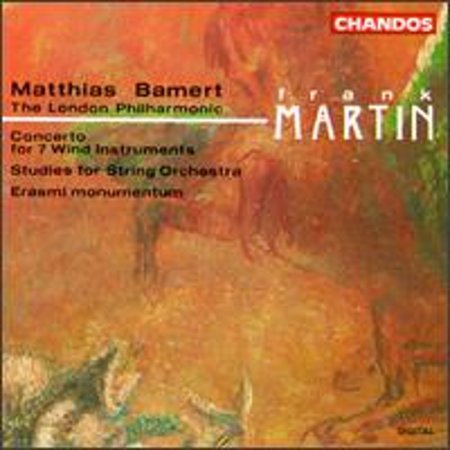 Pre-Owned Frank Martin: Concerto for 7 Wind Instruments' Studies for String Orchestra' Erasmi (CD 0095115928325) by Benedict Hoffnung (percussion)  Bettina Jensen (trombone)  Celia Chambers (flute)  G