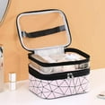 thumbnail image 3 of Hweilai Sac de Toilette Laminé à double Couche Robuste et durable (Gris), 3 of 4