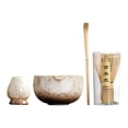 thumbnail image 2 of Matcha Tea Juego de té japonés Regalo Matcha Cerámica Matcha Kit Matcha Bowl With Spout 4 piezas blancas, 2 of 9