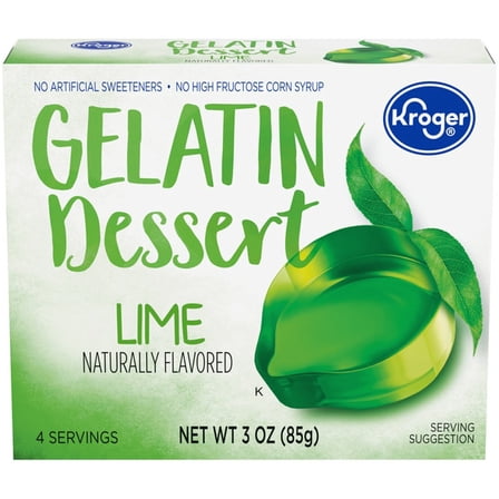 KR Lime Gelatin Dessert Mix