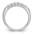 thumbnail image 6 of Auriga Fine Jewelry 14K White Gold 7-Stone Shared Prong 1/4 carat Complete Round Diamond Band for Women Size 7, 6 of 6