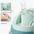 thumbnail image 2 of Vaso con Manija y Sorbete de Plástico Ivarma Verde 250mL Antiderrame para Bebé Modelo Verde, 2 of 4