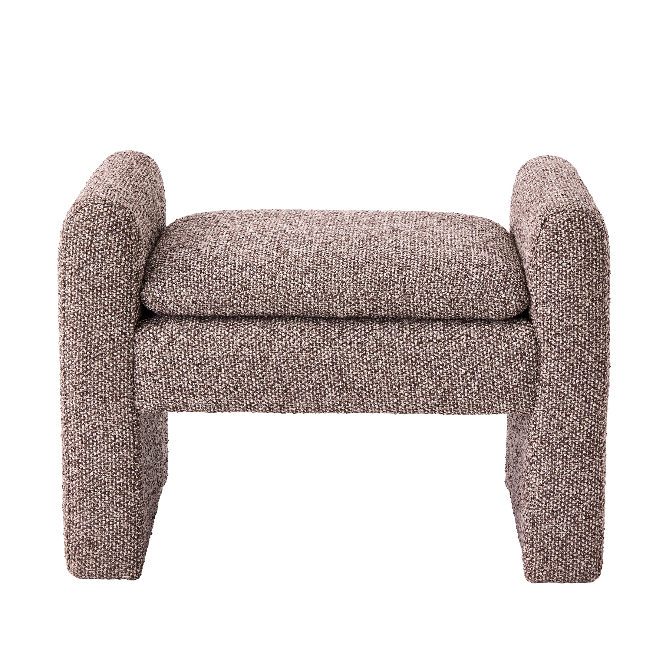 Better Homes & Gardens Emerson Ottoman, Truffle Brown