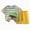 H135-Multicolour, variant on Infant Boy Summer Pajamas Short Sleeve Soft Tee and Elastic Shorts 2pcs Breathable Sleepwear Loungewear Outfits Clothes(Light Yellow,5-6 Y)