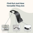 thumbnail image 6 of Universal Car Seat Headrest Mounted Hooks - 1 Pack / 4 Pack Hooks for All Vehicles, Storage Organizer, Purse Hook for Car, Headrest Hook, Car Seat Hooks for Bags, 6 of 7
