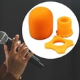 thumbnail image 6 of Rushawy Handheld Protection Windscreen Bottom Rod Sleeve Holder Mic Cover Orange, 6 of 9
