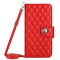 thumbnail image 3 of Allytech Wallet Case for iPhone 16 Plus with Card Cash Slots, Luxury Premium PU Leather Kickstand Shoulder Strap Lanyard Shockproof Anti-Fall Full Body Protective Flip Shell - Red, 3 of 6
