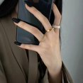 thumbnail image 3 of 3pieces Personalized Ring Adjustable Open Rings Open Twist Rings Jewelry Gift, 3 of 4