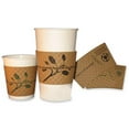 thumbnail image 1 of Marjack MJKJAV600 Hot Beverage Sleeves- Fits 12-20 oz.  Cups- 1300-CT- Brown, 1 of 1